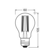 OSRAM LED Classic, glødetråd, E27, 3,8 W, 806 lm, 4.000 K