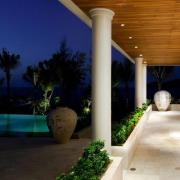 Indbygget loftlampe med LED Guincho sort 8°