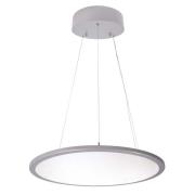 3420 LED-pendellampe, rund, 4.000 K, aluminium