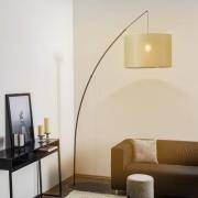 Gulvlampe Moby Green med tekstilskærm