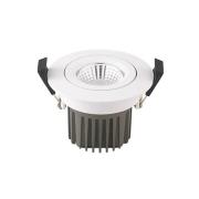 LED indbygningsspot Diled, Ø 8,5 cm, 10 W, Dim-To-Warm, hvid