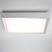 Paulmann Lunar LED-panel, kantet, krom, 40x40cm