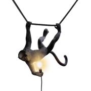 SELETTI Monkey Lamp, bredde 44 cm, sort, stik, IP44