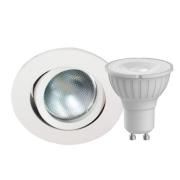 Megatron DecoclicSet LED-indb.spot GU10 5 W hvidt