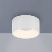 JUST LIGHT. Tanika LED-loftslampe, hvid, Ø 16 cm, dæmpbar