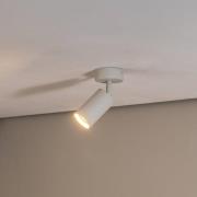 Loftspot Sado, hvid, stål, justerbar, 1 lyskilde rund