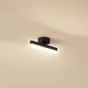 Lindby LED-loftlampe Eldrin, 1 lyskilde, sort, lysliste