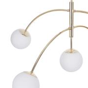 Euluna loftlampe Karda, guldfarvet, 5 lyskilder