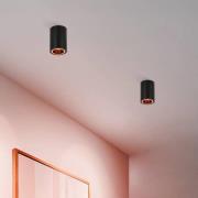 LED-loftlampe Carosso-Z, sort, CCT, RGB