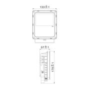 IP65 Flood Color RF-10 udendørs LED-spot, 10 W