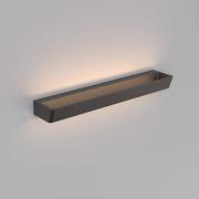 Altea LED-væglampe, bredde 50 cm, sort, op/ned, aluminium
