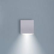 Newgarden LED-væglampe Box 8, hvid, 7,5x7,5cm