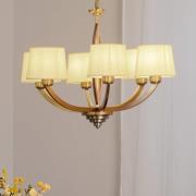 Lysekrone AV-1876-6ES med 6 lyskilder og skærme