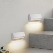 Lindby udendørs væglampe Appeso, længde 22 cm, sæt med 2 stk