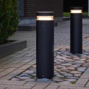 LOOM DESIGN Baldur LED-gadelampe, sort, højde 60 cm, aluminium