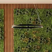 Molto Luce LED-hængelampe Perfora Pro, sort, Ø 90,5 cm
