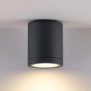 Molto Luce LED udendørs loftlampe Foris Round SD, antracit
