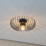 Loftlampe Aspendos N-641, sort, metal, Ø 36 cm