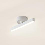 Lindby LED-spotlight Eldrin, hvid, 8,3W, 1 lyskilde, metal, 25cm