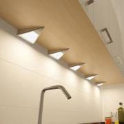 Prios Odia LED-underskabsbelysning, stål, 5 lyskilder.