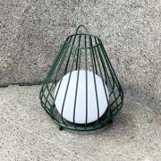 Dyberg Larsen LED-batteridrevet bordlampe Evesham, højde 38 cm