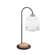 Kolarz Chalet bordlampe, hvid/hjorteguldfarvet, højde 56 cm