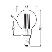 OSRAM LED-filamentpære E14 2,2W 4000K 470lm