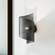 Væglampe Spiral, sort, metal, G9, 29 cm høj