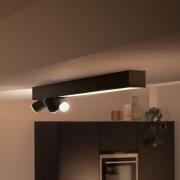 Philips Hue LED-loftspot Centris black 3 lyskilder RGB CCT