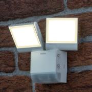 Theben udendørs LED-væglampe theLeda S17-100, hvid, sensor