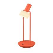 Banji LED-bordlampe, orange, højde 37 cm, touchdæmper