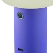 LED-bordlampe Tiny-B, violet, højde 13 cm, IP54, USB