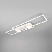 Albany LED-loftlampe, hvid, 100 x 28 cm, aluminium, CCT, dæmpbar