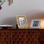 KARE billedramme Ginkgo, 10 x 15 cm, polyresin, guldfarvet