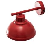 Væglampe Sven, 1 lyskilde, rød, stål, E27