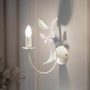 Væglampe Summer, hvid/grøn/rosa, bredde 11 cm, stål