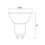 Sylvania LED-reflektorpære GU10 5W 4.000K 36° 475 lm glas