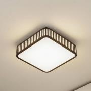 Lindby LED udendørs loftlampe Lurinda, 26 cm sort, IP44