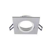 Samsola indbygget loftslampe, aluminiumsfarvet, 9 x 9 cm, metal