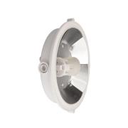 Sotano Retro lampe til vådrum, hvid, Ø 18 cm, plast IP44