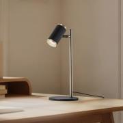 Lumen bordlampe, sort/guld antik, højde 42 cm, metal