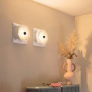 Stilnovo Goletta loftlampe, blank hvid/aluminiumsfarvet