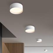 LED-loftlampe CMD 9093, Ø 12 cm, hvid, IP44, metal