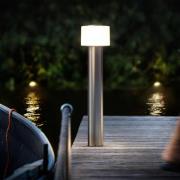 Philips LED-sokkellampe Otis UE, stål, IP44