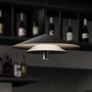 Karman LED-hængelampe ASSO, sort, metal, Ø 42 cm