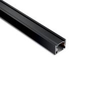 Ivela strømskinne SQUARE 48 V, sort, længde 200 cm metal