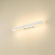 SLV LED-væglampe til badeværelset One Linear, 52 cm, hvid, metal, CCT