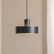 Hængelampe Rif M, antracit, 1 lyskilde, Ø 25 cm, stål