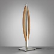 Quitani LED-bordlampe Kiera, eg/mat nikkel