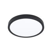 EGLO connect Smart-påbygningslampe med LED Fueva 6-Z, sort, Ø27cm